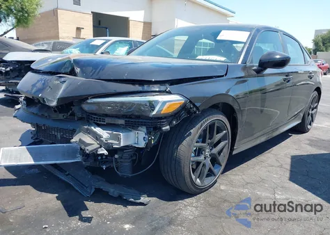 2025 Honda Civic Hybrid Sport/Sport Touring from USA, damaged, VIN 2HGFE4F88SH354123